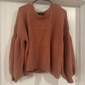 Bubble sleeve Women's Sweater
